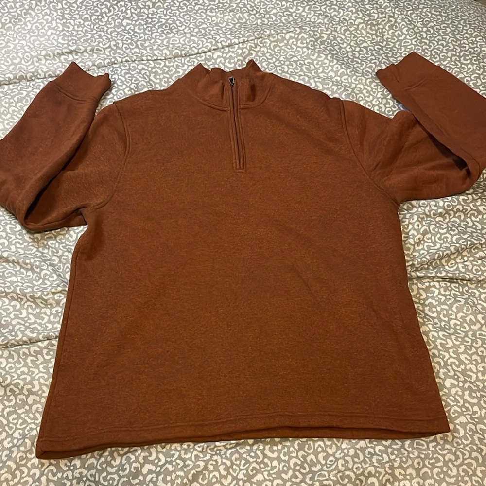 “Brand” Half Zip